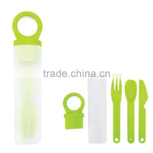 Plastic Utensil Set With Bottle Opener - Utensils Included Are Spoon, Fork and Knife and Comes With Your Logo thumbnail-4