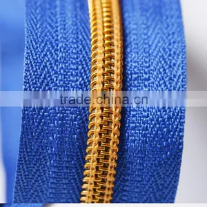 #5 Open End Golden Teeth Nylon Zippers, Zipper Nylon thumbnail-3