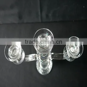 Transparent K9 Crystal Candle Holder,Crystal Beads Candelabra Crystal Candle Holder For Wedding Table Decoration thumbnail-5