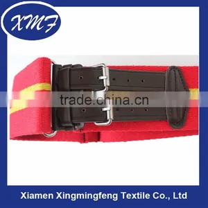 Genuine Leather Buckle Military Webbing Belt Cotton Fabric Braided Belts thumbnail-3