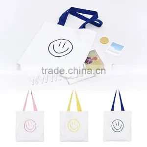 Chinese Supplier Shopping Eco Recycled Canvas Rectangle Standard Size Canvas Tote Bag thumbnail-2