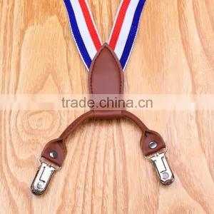 Suspenders Kid's Clip-on X Back Steampunk Costume Tux Dance Prom Cosplay thumbnail-3