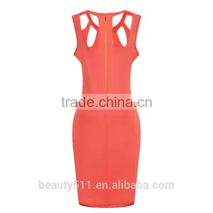 Hot Sale 2017 New Fashion OL Women Ladies Office Dress Clothes Knee-length Bodycon Slim Pencil Party Dress SD18 thumbnail-3