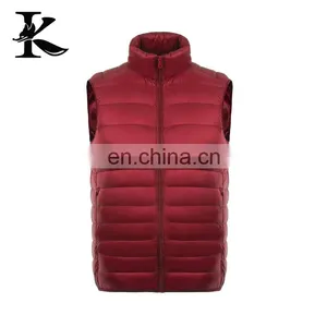 Packable Ultralight Sleeveless Coats Men Winter Feather Down Vest Jacket thumbnail-6