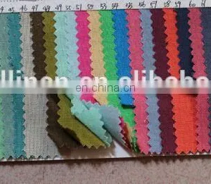 55%linen+45%cotton Soft Fabric Color Chart in 66 Colors for Choose thumbnail-1