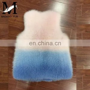 2016 Winter Top Sell Women's Gilet Fashion Luxurious Real Fur Vest thumbnail-3