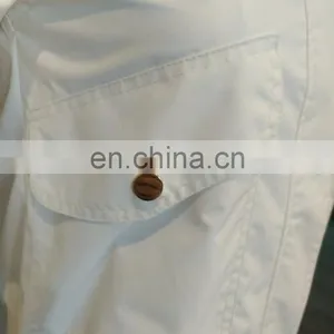 Summer Women Lightweight White Bomber Nylon Fabric Nylon Jacket thumbnail-5