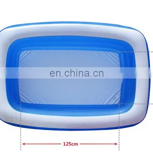 SUNWAY High Quality PVC Above Ground Removeable Square Adult Kids Inflatable Swimming Pool Durable Pvc Inflatable Swimming Pool thumbnail-5