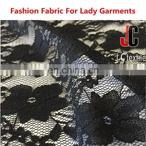Thin Silk Slip Lace Trim Dentelle Lace Fabric Elastic Dyeing Fashion Lace Fabric thumbnail-1