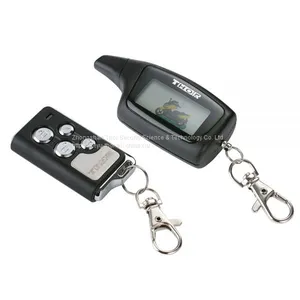 2 Way Motorcycle Alarm LCD Display Analog Vibriation thumbnail-2