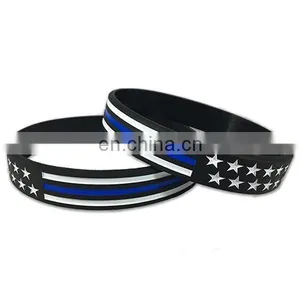 Figured American Flag Silicone Bracelets thumbnail-5