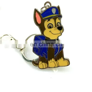 Factory Sale Promotion Gift Custom Made Metal Cartoon Dog Keychain thumbnail-4