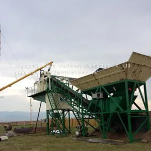 The Mobile Concrete Batching Plant in Libya for Sale thumbnail-3