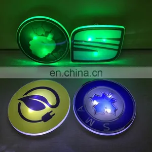 Any Size Logo Customized Advertising Badge Led Pin Badge With Flashing Led Light thumbnail-4