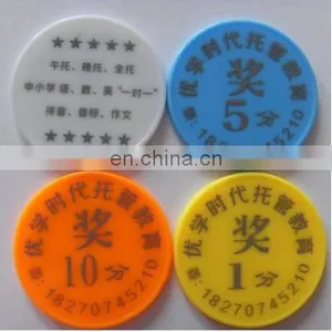 Custom Token Custom Logo Plastic Stiker Laser Printing Token Without MOQ thumbnail-3
