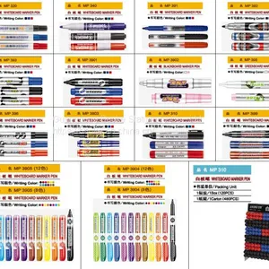 12 Multicolors Custom Whiteboard Marker Pen , With Refill Ink Kids Whiteboard Marker Set thumbnail-4