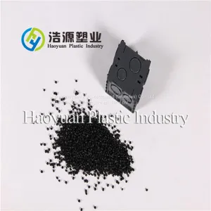 Black Rigid PVC Compounds/Environmental PVC Granules/Virgin PVC for Junction Box thumbnail-1