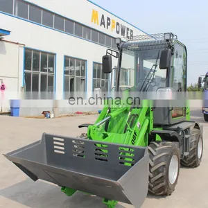 0.8ton Articulated Wheel Loader, Wheel Loader With Joystick Control, Loader With Quick Hitch thumbnail-5