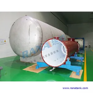Factory Wholesales New Durable 65 Cubic Steel Lining PTFE/ PFA/ ETFE Anticorrosive Equipment With Long Service Life 15-20 Years Industrial Chemical Storage Tank Movable Portable Container and Pressure Vessel thumbnail-1