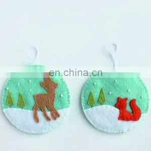 Christmas Decoration DIY Christmas Felt Ornaments thumbnail-3