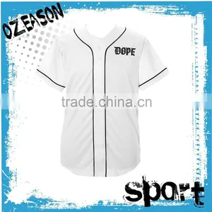 Fashionable Baseball Jersey Embroidered Pattern and Logo T-shirts for Men/women Training thumbnail-1