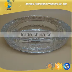 Unique Engraved Crystal Glass Ashtray thumbnail-3