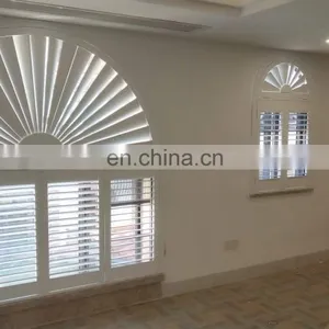 Wood Frame Balcony Concrete Glass Louvered Windows thumbnail-5