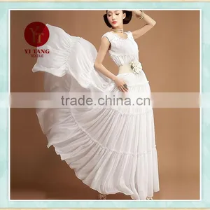Hot Sale White Sexy Chiffon Long Dress thumbnail-1