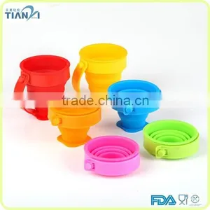 Silicone Drinkware Foldable Water Cup Silicone Collapsible Cup thumbnail-2