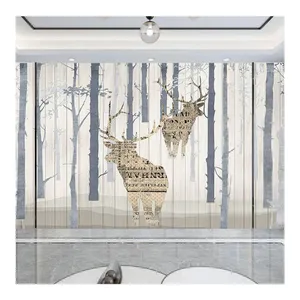 House Decoration 3D Wall Mural Flowers Wall Stickers Tv Background Vinyl Wallpapers Drop Ship thumbnail-4
