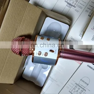 Good Quality Sound Ws858 Mini Wireless Karoke Magic Sound 3-In-1 Handheld Karaoke Directly Factory Wireless Microphone thumbnail-5