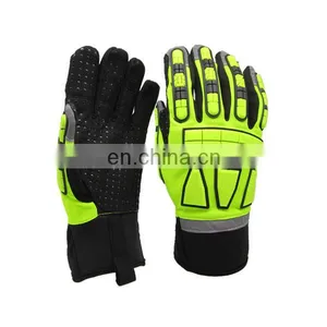 High Quality Wholesale Heavy Duty Industrial TPR Anti Impact Cut Resistant Safety Mechanic Gloves For Working thumbnail-1