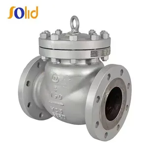ASME B16.34 and API 6D ANSI Flange Bolted Bonnet 316 Stainless Steel Swing Check Valve thumbnail-1
