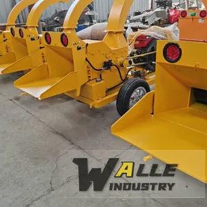 China Wood Shredder And Mobile Wood Branch Chipper Machine Shredder With Conveyor Belt thumbnail-3