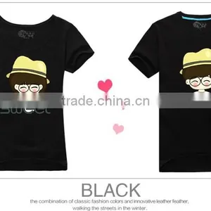 2015 OEM Cute Couple Shirt Design / Dri Fit Shirts Wholesale / Chinese Clothing Manufacturers thumbnail-3