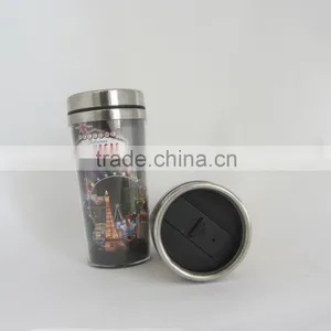 Popular China Cheap Double Wall 16oz Promotion Travel Mug thumbnail-5