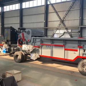 Large Capacity Palm Tree Drum Wood Chipper Logs Wood Crusher Machine Chip Mill thumbnail-4