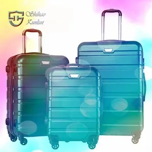 Custom Brand Suitcase 360 Degree Travel Luggage Bag Sets With Aluminum Trolley Handle for Long Holiday thumbnail-3