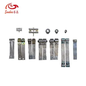 MoSi2 Heating Elements Connection Accessories Two Shank holders-stainless Steel Clips and Ceramic Blocks. thumbnail-2