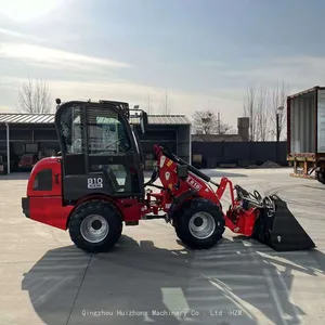 2025 New China Brand HZM 810 HZM809 1000kg Capacity Hydrostatic Compact Mini Wheel Loader thumbnail-3