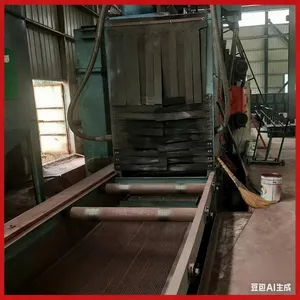 Steel Structure Shot Blasting Machine Roller Through Type Shot Blasting Machine Automatic Cleaning H-type Shot Blasting Cleaning Equipment thumbnail-5