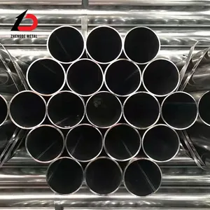 Customized Size Structure Gi Round Pipe Scaffolding Hollow Section Iron Steel Tube thumbnail-1