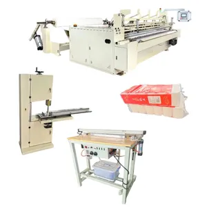 High Speed Toilet Tissue Paper Rewinding Machine Automatic Toilet Roll Making Machine Toilet Tissue Machine thumbnail-3