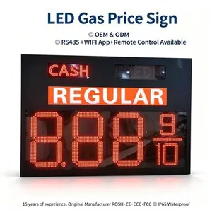 Bluewin-led USA 8.889/10 LED Gas Station Fuel Price Sign Customizable Outdoor Display thumbnail-3