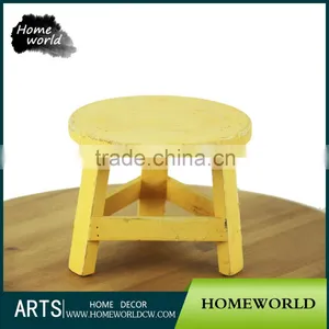 China New Products Modern Style Hot Sale Solid Small Wood Stool thumbnail-2