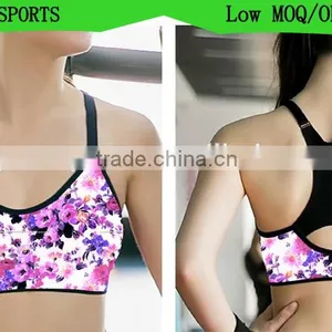 (OEM/ODM Factory)Lady Breathable Sport Yoga Bra Vest Bras Sport Underwear Bra for Women thumbnail-4