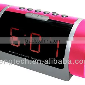 Long Shape Desktop Projector Clock Radio thumbnail-1