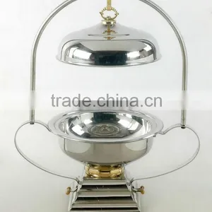 Steel Cheffing Dish, Wedding & Party Utensils, Food Serving Dish, Hot Keeping Dish, Catering Item, Hotel & Restaurant Utensils thumbnail-1