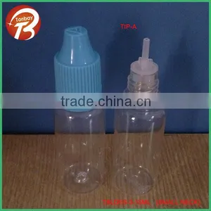 10ml 15ml 20ml 30ml 50ml Empty Plastic Clear PET e Liquid Bottle With Three Holder Tips&childproof Cap Engraved Triangle Sign thumbnail-4