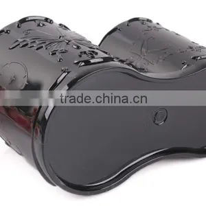 D15 ANPHY Double Cylinder Flexo Plastic Pen Holder Black thumbnail-3